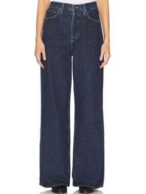 AGolde Dame High Rise Wide Leg Jeans in Pendulum Size 25
